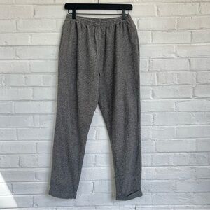 Me & Arrow marled gray cuffed pants